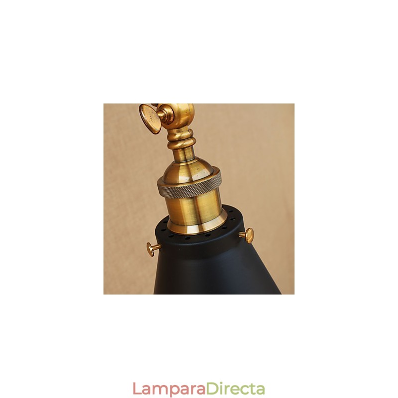 Característica de pintura rústica de estilo campestre para luz ambiental de brazo oscilante Luces de brazo oscilante