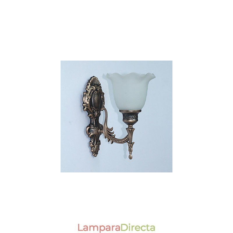 Lámpara de pared retro de estilo europeo, lámpara de pasillo de hotel, luz de pasillo, espejo, lámpara frontal, lámpara de cabecera de un solo cabezal