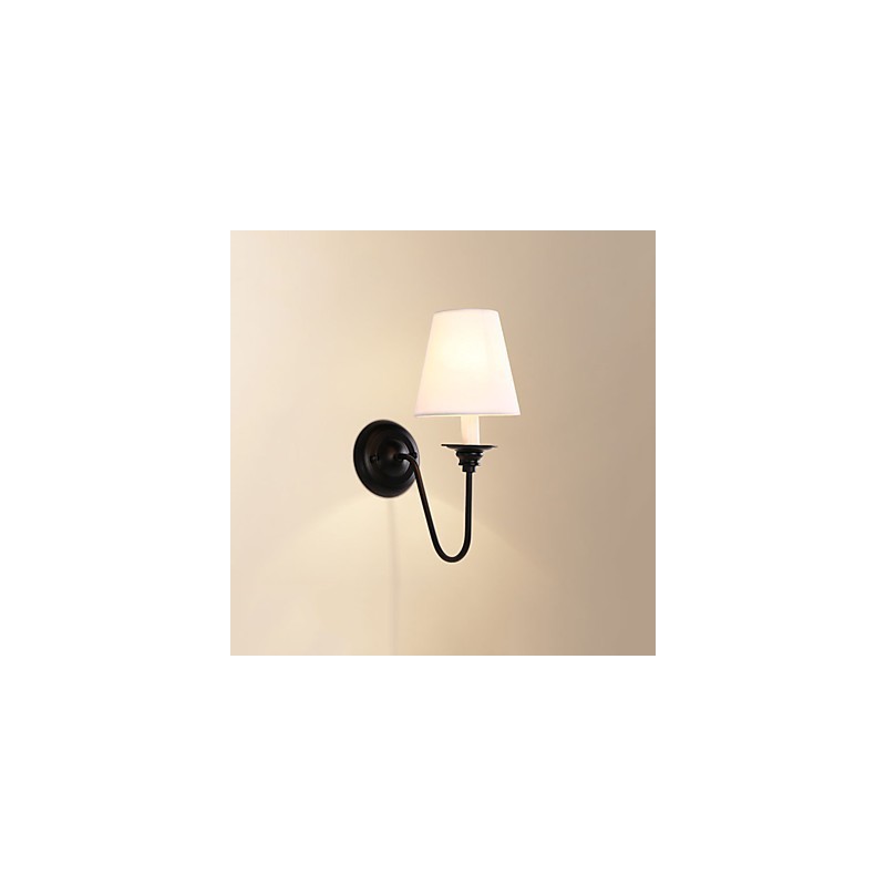 Apliques de pared con luz ambiental de estilo rústico Lodge con acabado en óxido negro para protección ocular.