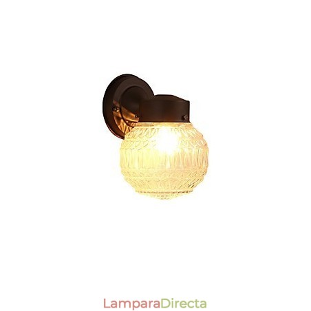 Aplique de pared con luz ambiental de estilo mini con acabado de óxido negro contemporáneo moderno Aplique de pared con luz ambiental de estilo mini con acabado de óxido negro contemporáneo moderno