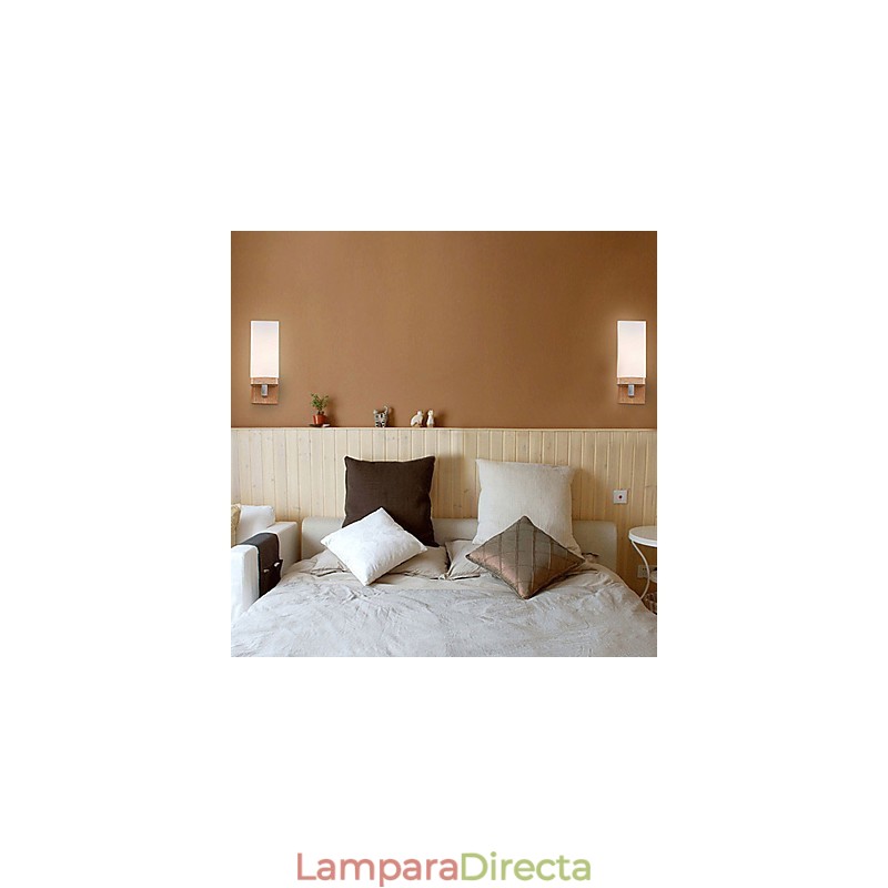 Apliques de pared modernos y contemporáneos para iluminación ascendente.