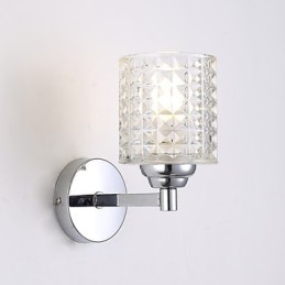 Pintura contemporánea moderna integrada para apliques de pared con luz ambiental.