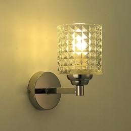 Pintura contemporánea moderna integrada para apliques de pared con luz ambiental.