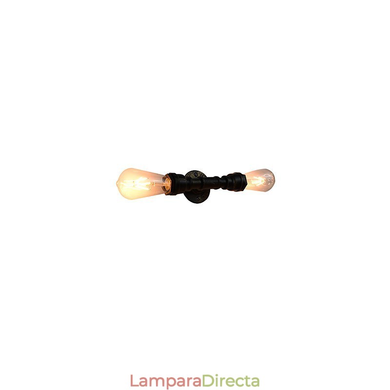 Aplique de pared rústico tradicional clásico de latón antiguo para luz ambiental.