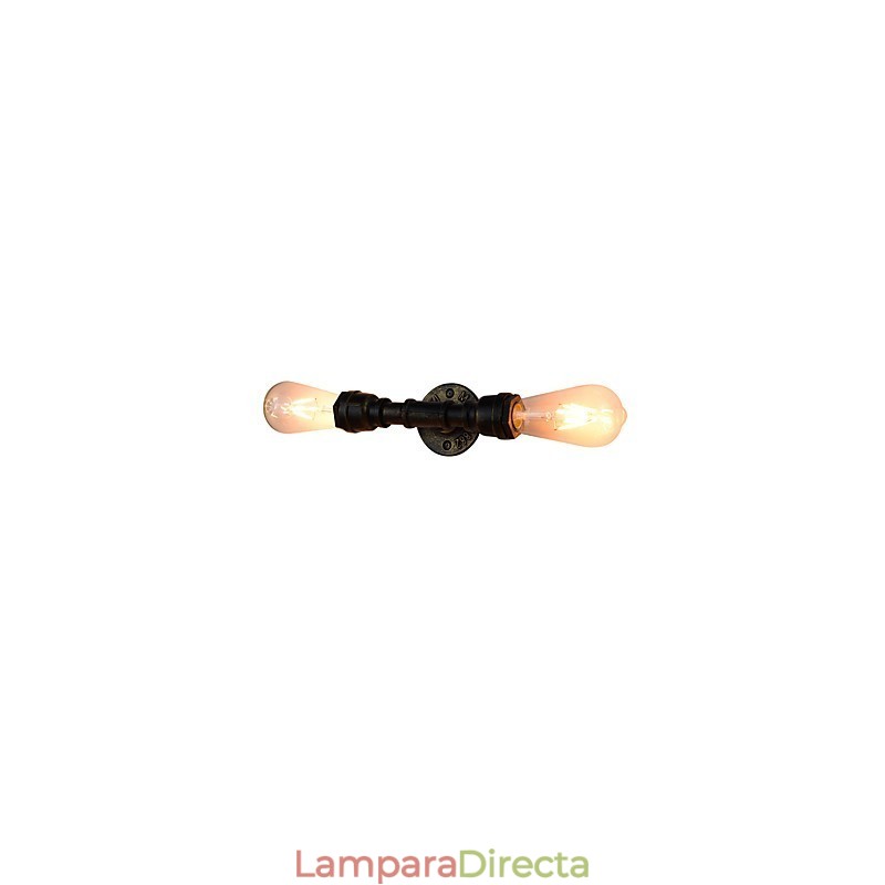 Aplique de pared rústico tradicional clásico de latón antiguo para luz ambiental.