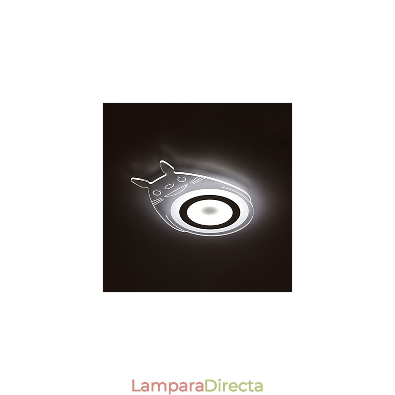 Lámpara de pared con función de pintura contemporánea moderna integrada para luz ambiental.