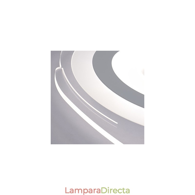 Lámpara de pared con función de pintura contemporánea moderna integrada para luz ambiental.
