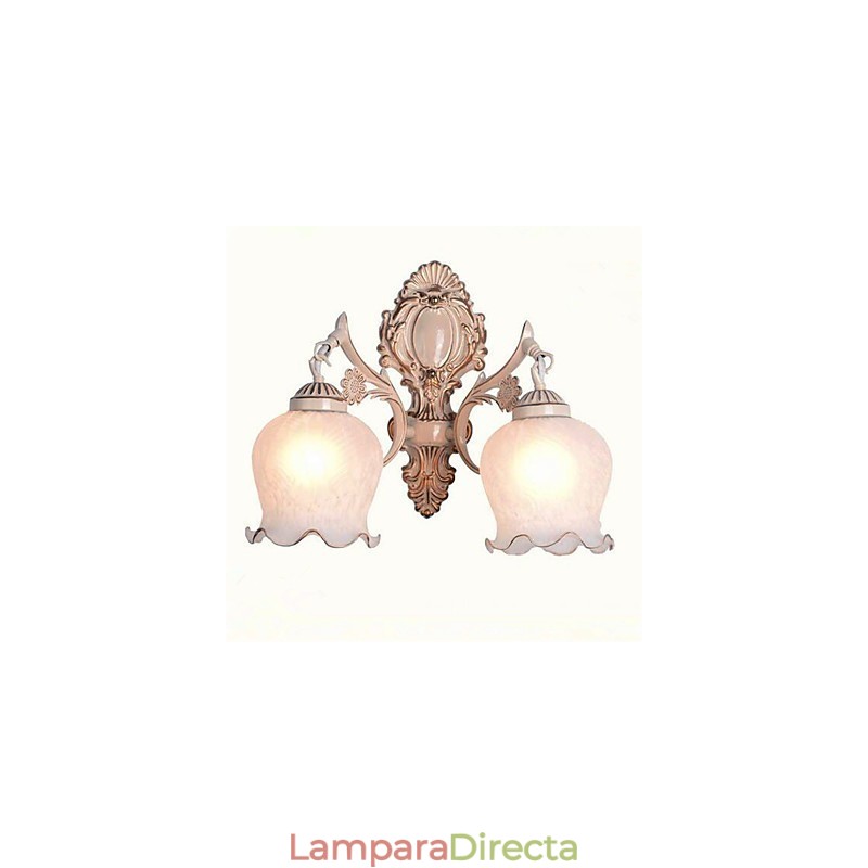 Lámpara de pared moderna y contemporánea con protección ocular y acabado galvanizado para brazo oscilante.