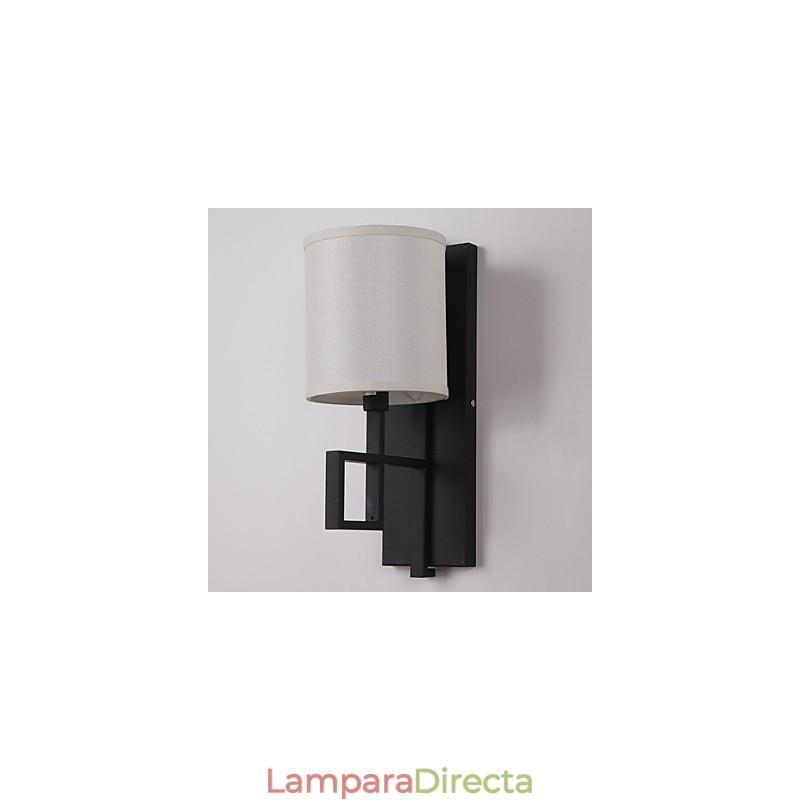 Pintura contemporánea moderna integrada para apliques de pared con luz ambiental.