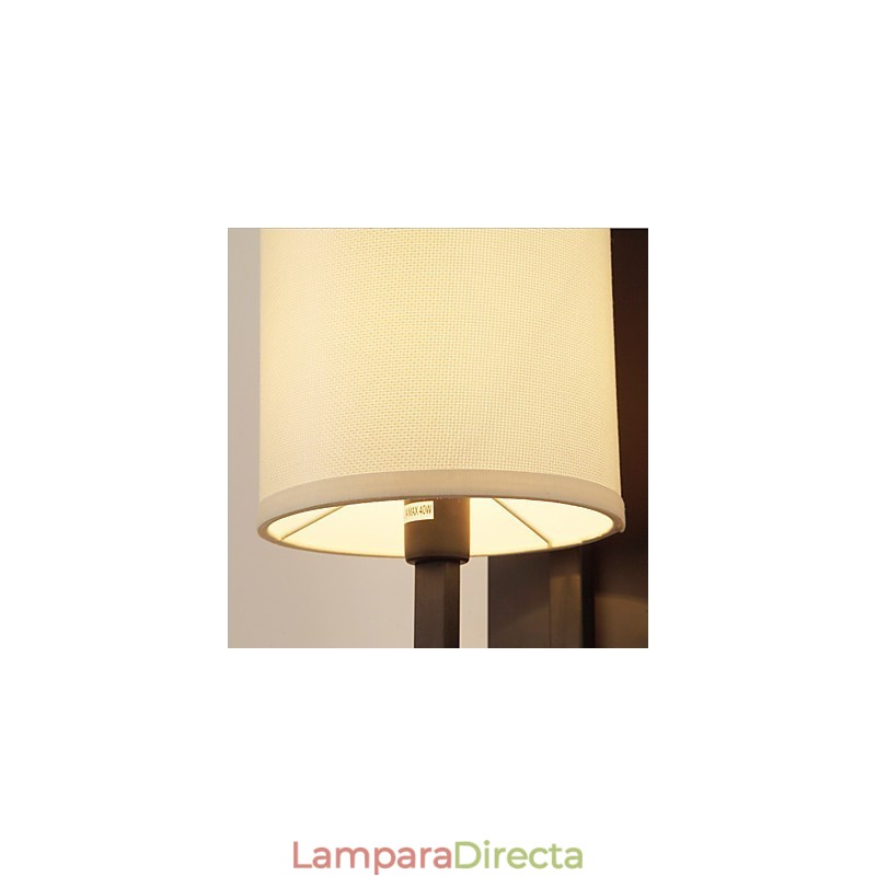 Pintura contemporánea moderna integrada para apliques de pared con luz ambiental.