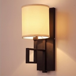 Pintura contemporánea moderna integrada para apliques de pared con luz ambiental.