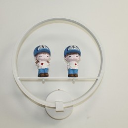 Lámpara de pared de aluminio para dormitorio de hotel, moderna y minimalista, para pasillo, decorativa, para habitación de niños.