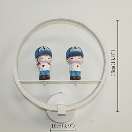 Lámpara de pared de aluminio para dormitorio de hotel, moderna y minimalista, para pasillo, decorativa, para habitación de niños.