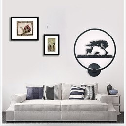 Lámpara de pared nórdica moderna minimalista de aluminio para TV, lámpara de pared para pasillo, escalera, dormitorio, lámpara de noche, lámpara de pared, luces para pasillo de hotel