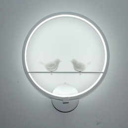 Lámpara de pared para dormitorio, lámpara de noche y personalidad creativa de la moderna lámpara de pared minimalista para pasillo y escalera circular.