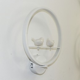 Lámpara de pared para dormitorio, lámpara de noche y personalidad creativa de la moderna lámpara de pared minimalista para pasillo y escalera circular.