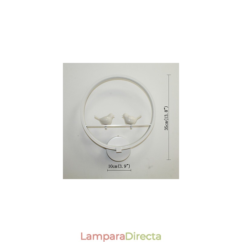 Lámpara de pared para dormitorio, lámpara de noche y personalidad creativa de la moderna lámpara de pared minimalista para pasillo y escalera circular.