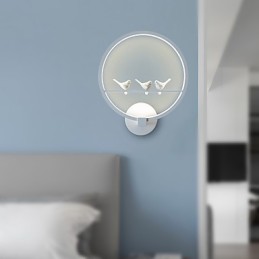 Pintura contemporánea moderna característica para luces de pared de luz ambiental Lámpara de pared