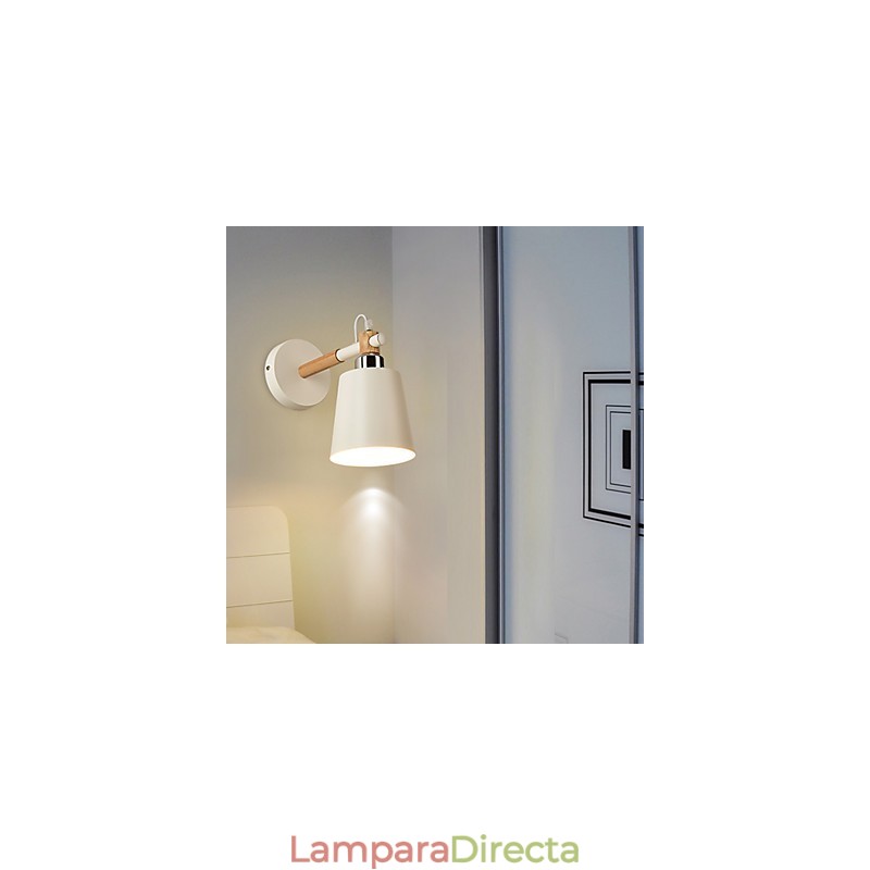 Apliques de pared con luz ambiental contemporánea moderna y característica