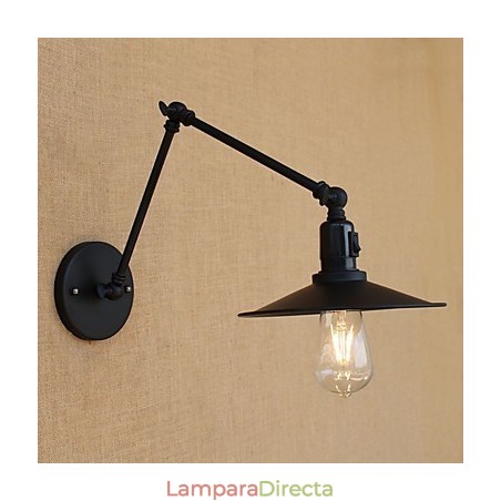Lámpara de pared con brazo oscilante estilo mini con pintura retro campestre Lámpara de pared con brazo oscilante estilo mini con pintura retro campestre