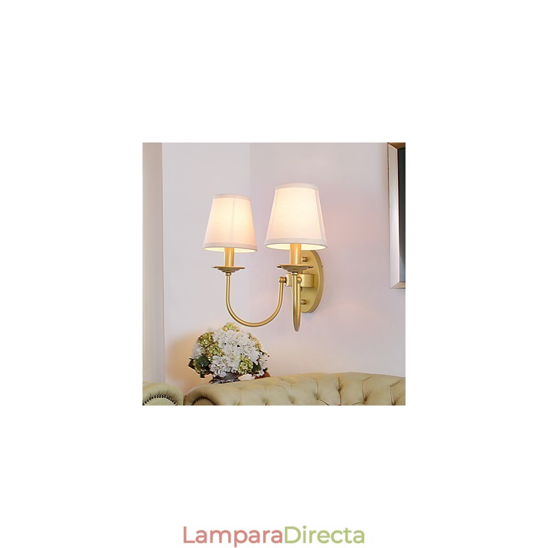 Apliques de pared con luz ambiental de pintura vintage sencilla de estilo rústico