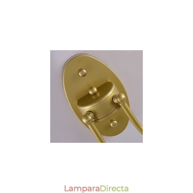 Apliques de pared con luz ambiental de pintura vintage sencilla de estilo rústico