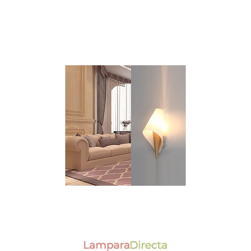 Apliques de pared con luz ambiental de estilo mini, modernos y contemporáneos.