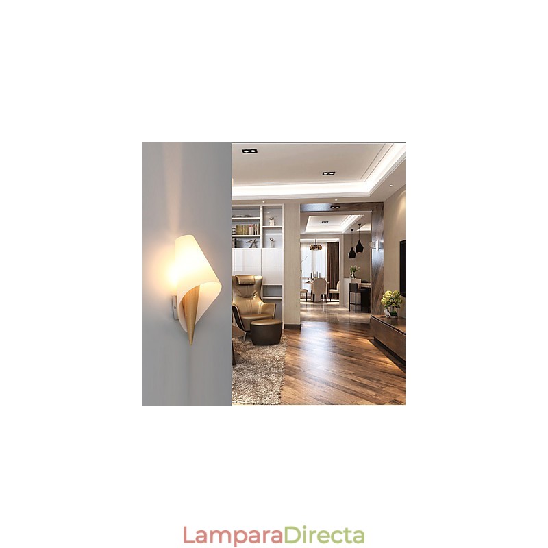 Apliques de pared con luz ambiental de estilo mini, modernos y contemporáneos.