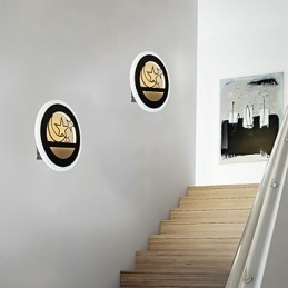 Lámpara de pared minimalista moderna para entrada de escalera, lámpara creativa para hotel La Terrazza Project Lamps