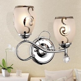 Otra característica simple para apliques de pared con luz ambiental de cristal