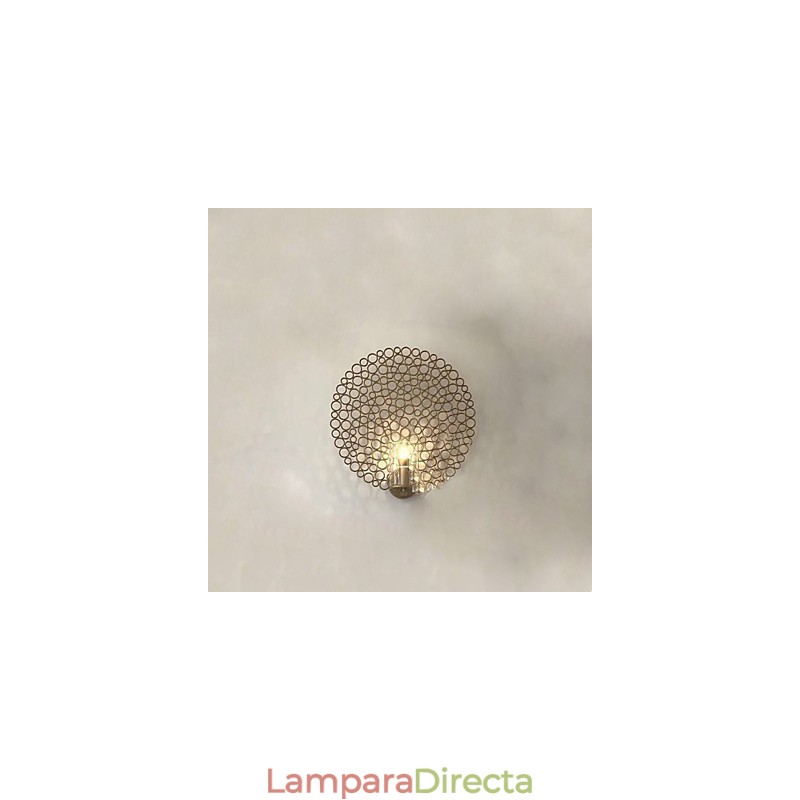 Pintura contemporánea moderna y contemporánea para apliques de pared con luz ambiental