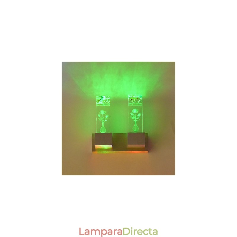 Apliques de pared con luz ambiental de estilo mini, multicolor, novedosos, lámpara de pared con luz rosa
