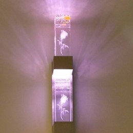 Apliques de pared con luz ambiental de estilo mini, multicolor, novedosos, lámpara de pared con luz rosa