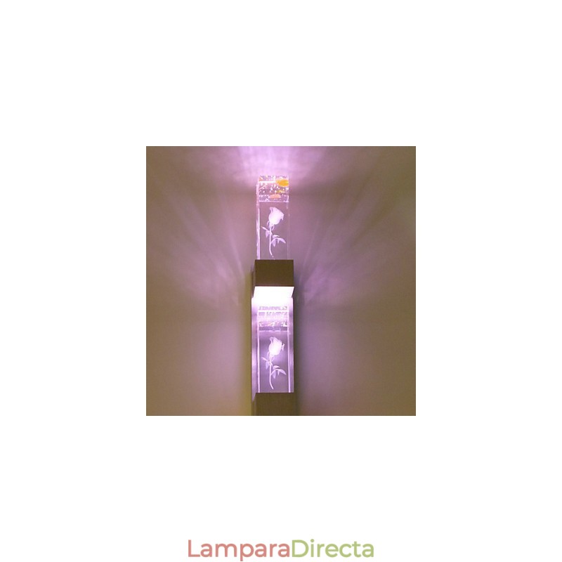 Apliques de pared con luz ambiental de estilo mini, multicolor, novedosos, lámpara de pared con luz rosa