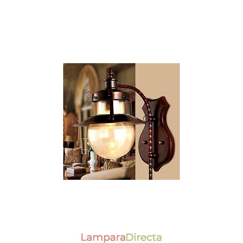 Apliques de pared vintage Otros apliques de pared con luz descendente