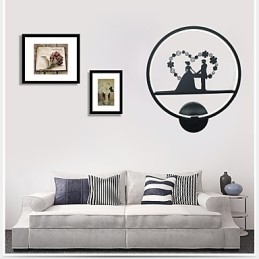 Lámpara de pared de aluminio, moderna, minimalista, creativa, para sala de estar, balcón, pasillo
