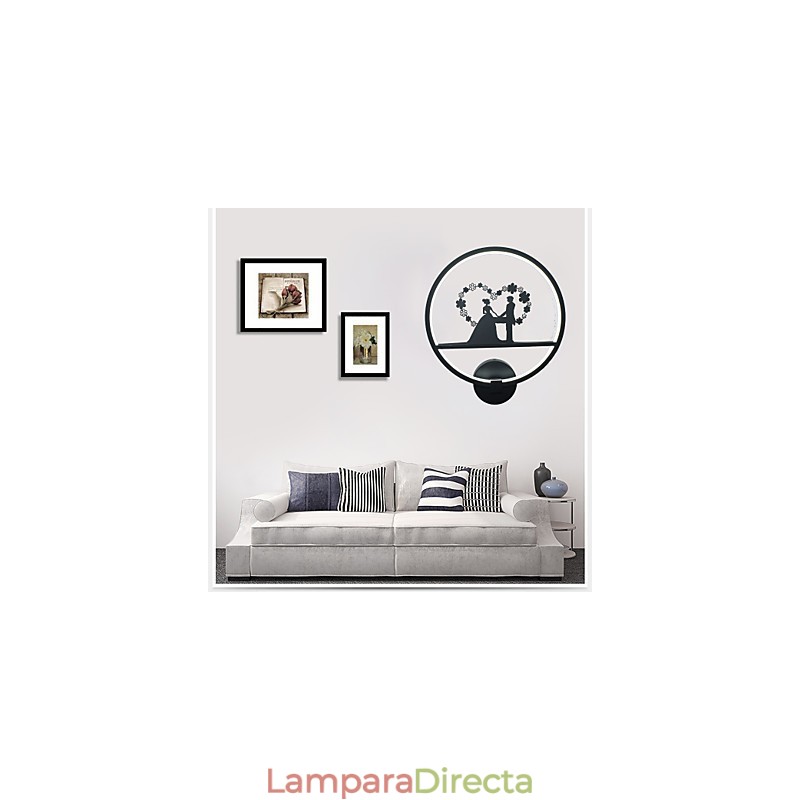 Lámpara de pared de aluminio, moderna, minimalista, creativa, para sala de estar, balcón, pasillo