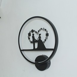 Lámpara de pared de aluminio, moderna, minimalista, creativa, para sala de estar, balcón, pasillo