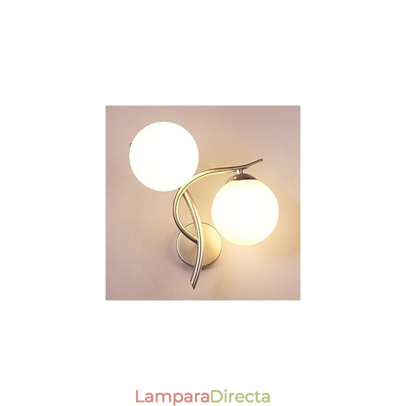 Lámpara de pared moderna de moda con arte de hierro para dormitorio, lámpara de pared para comedor, lámpara de estudio y salón.