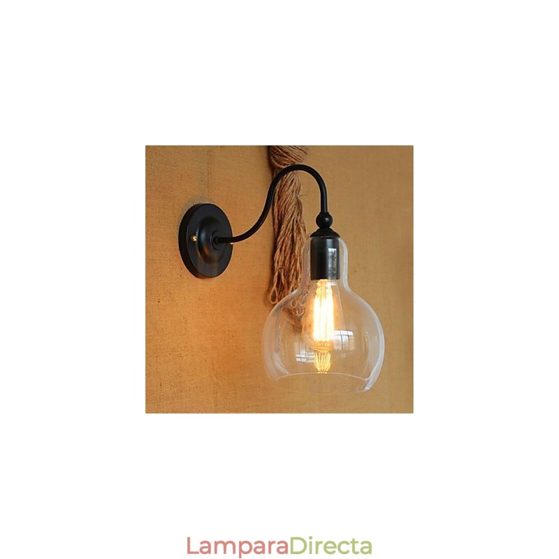 Acabado moderno y contemporáneo de óxido negro para luz ambiental de brazo oscilante