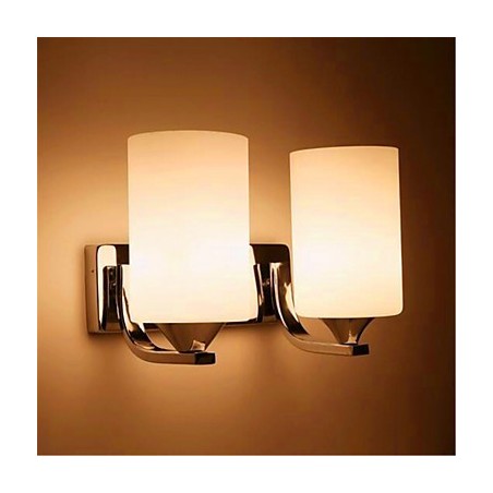 Lámpara de pared doble sencilla y cálida para sala de estar, dormitorio, pasillo, balcón Lámpara de pared doble sencilla y cálida para sala de estar, dormitorio, pasillo, balcón
