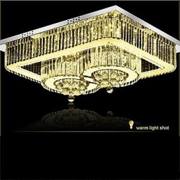 Lámpara de techo de cristal contemporánea moderna