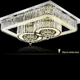 Lámpara de techo de cristal contemporánea moderna