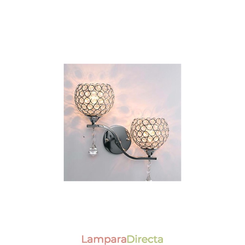 Lámpara de pared de cristal minimalista moderna para pasillo de sala de estar