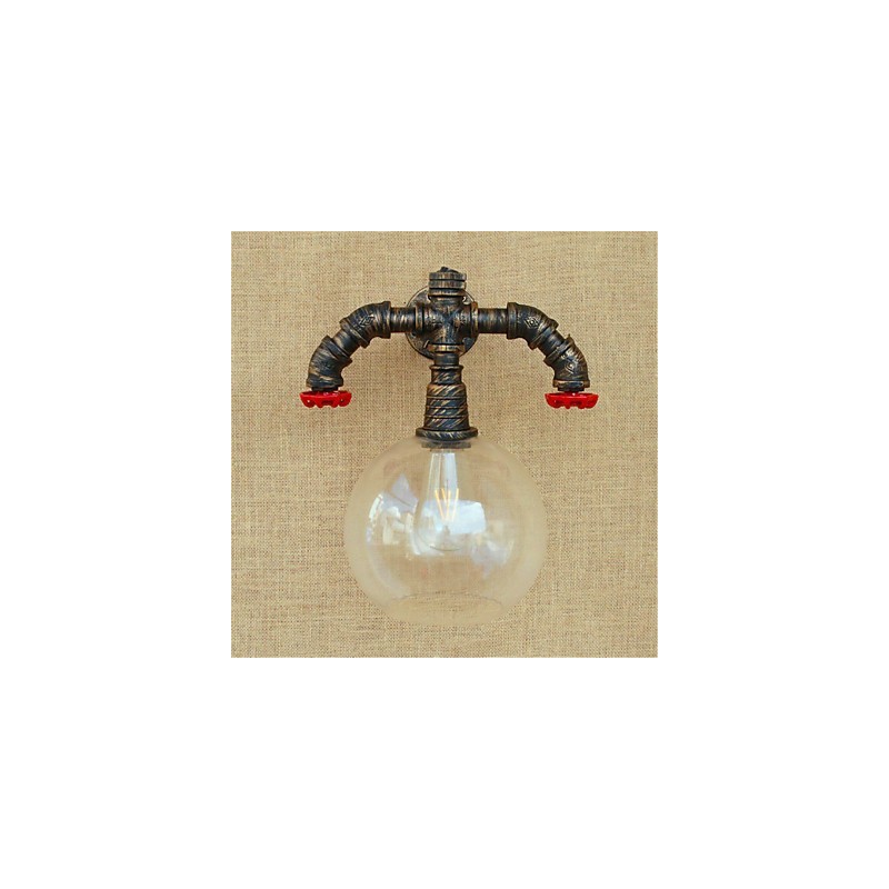 Lámpara rústica estilo cabaña anodizada estilo campestre para protección ocular estilo mini, luz ambiental.