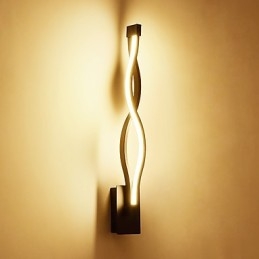Lámparas de pared modernas de metal creativas para sala de estar, pasillo, dormitorio, habitaciones de hotel, iluminación decorativa de noche