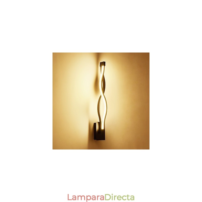 Lámparas de pared modernas de metal creativas para sala de estar, pasillo, dormitorio, habitaciones de hotel, iluminación decorativa de noche