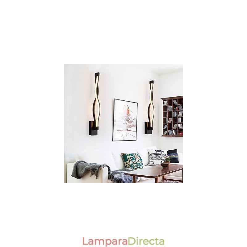 Lámparas de pared modernas de metal creativas para sala de estar, pasillo, dormitorio, habitaciones de hotel, iluminación decorativa de noche