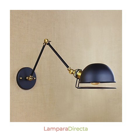 Lámpara de pared decorativa de estilo industrial retro europeo con iluminación de personajes de pueblo y brazo de hierro Lámpara de pared decorativa de estilo industrial retro europeo con iluminación de personajes de pueblo y brazo de hierro