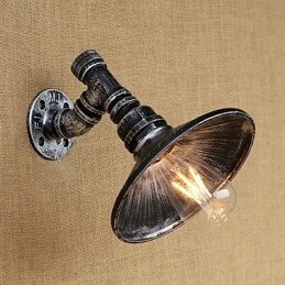 Lámpara de pared con luz ambiental estilo mini con pintura retro campestre